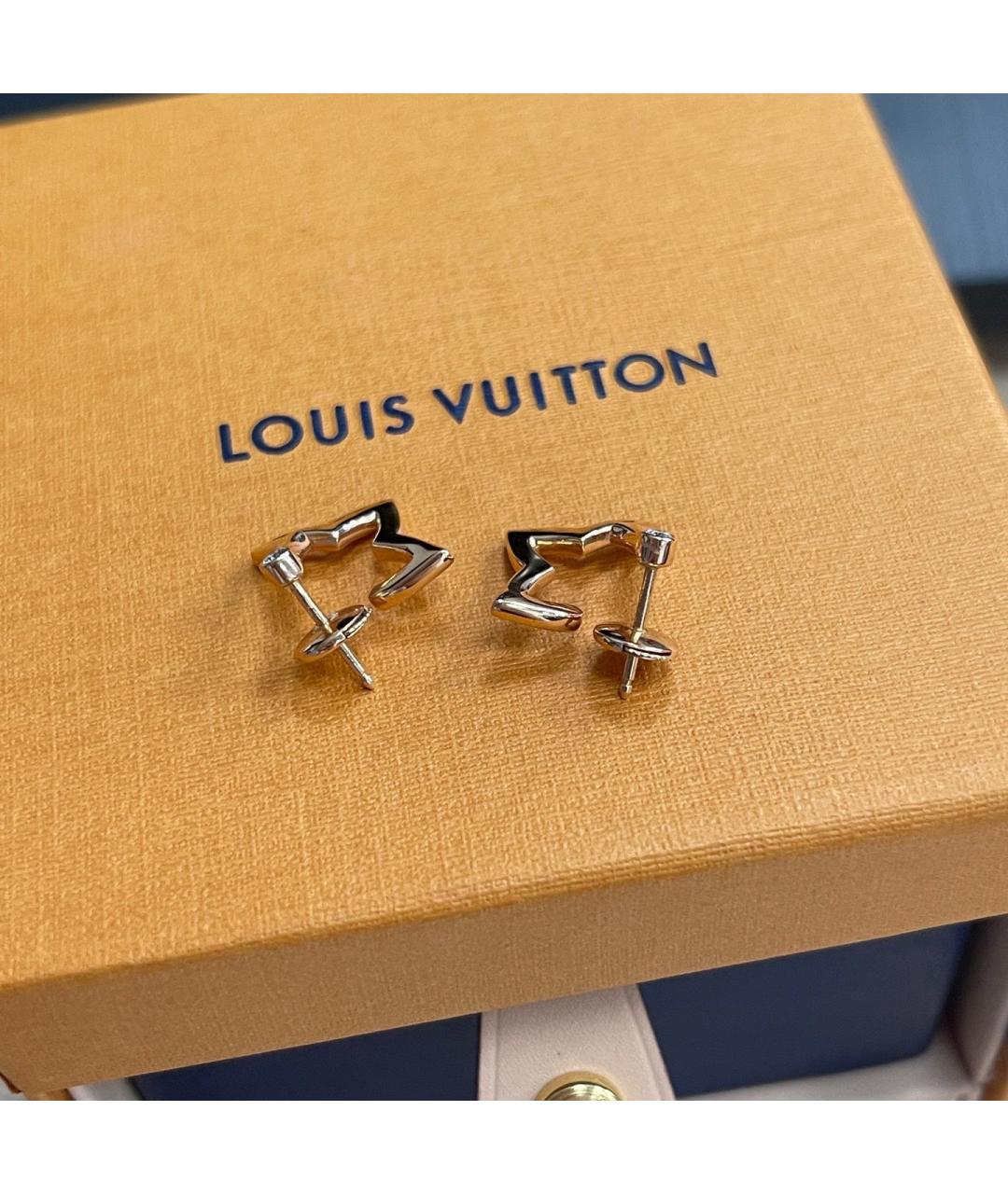 LOUIS VUITTON Золотые серьги из розового золота, фото 6