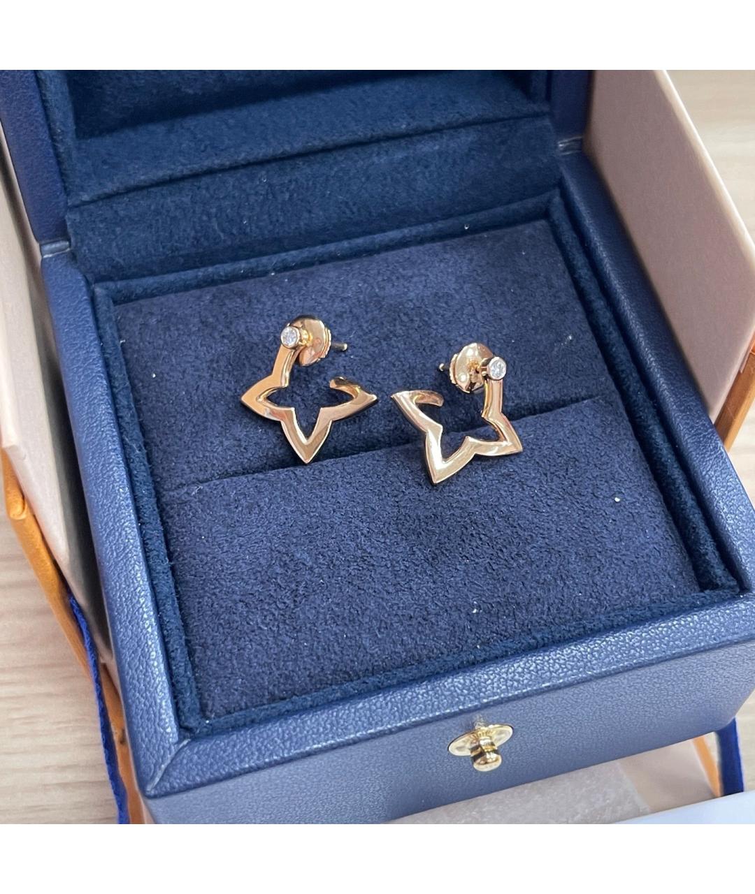 LOUIS VUITTON Золотые серьги из розового золота, фото 3