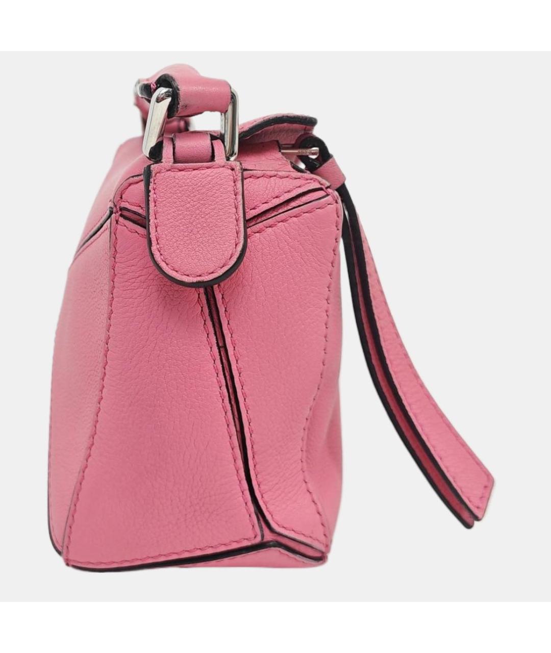 LOEWE Розовая кожаная сумка через плечо, фото 3