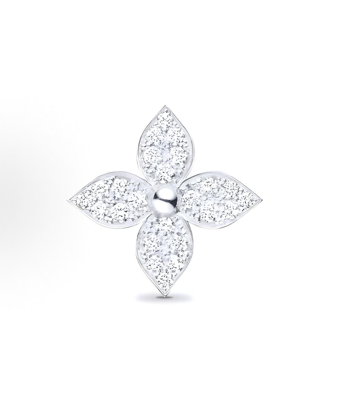 LOUIS VUITTON Серебряные серьги из белого золота, фото 9