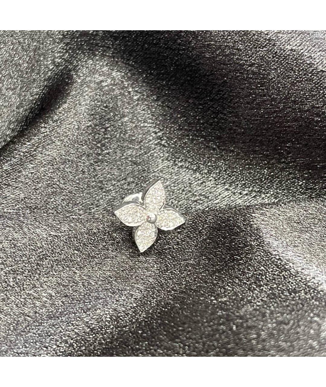 LOUIS VUITTON Серебряные серьги из белого золота, фото 2