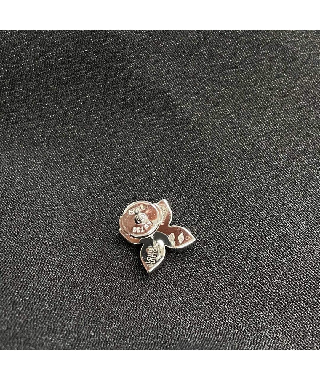 LOUIS VUITTON Серебряные серьги из белого золота, фото 4