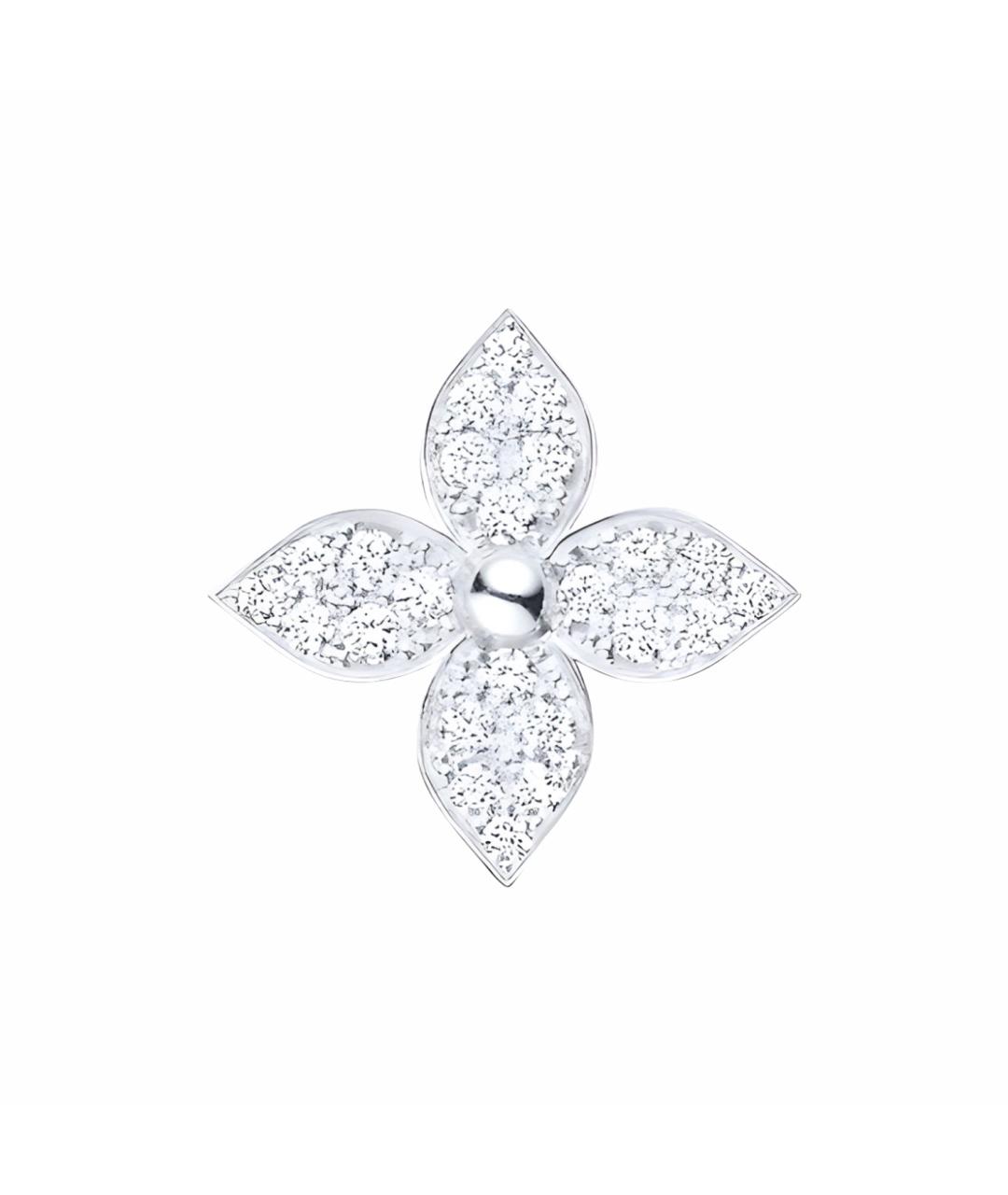 LOUIS VUITTON Серебряные серьги из белого золота, фото 1
