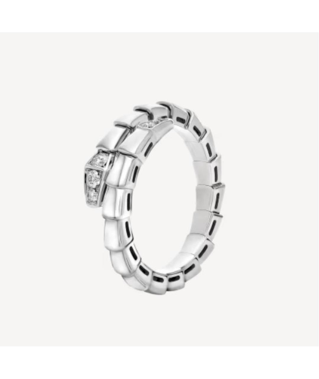 BVLGARI Серебряное кольцо из белого золота, фото 5