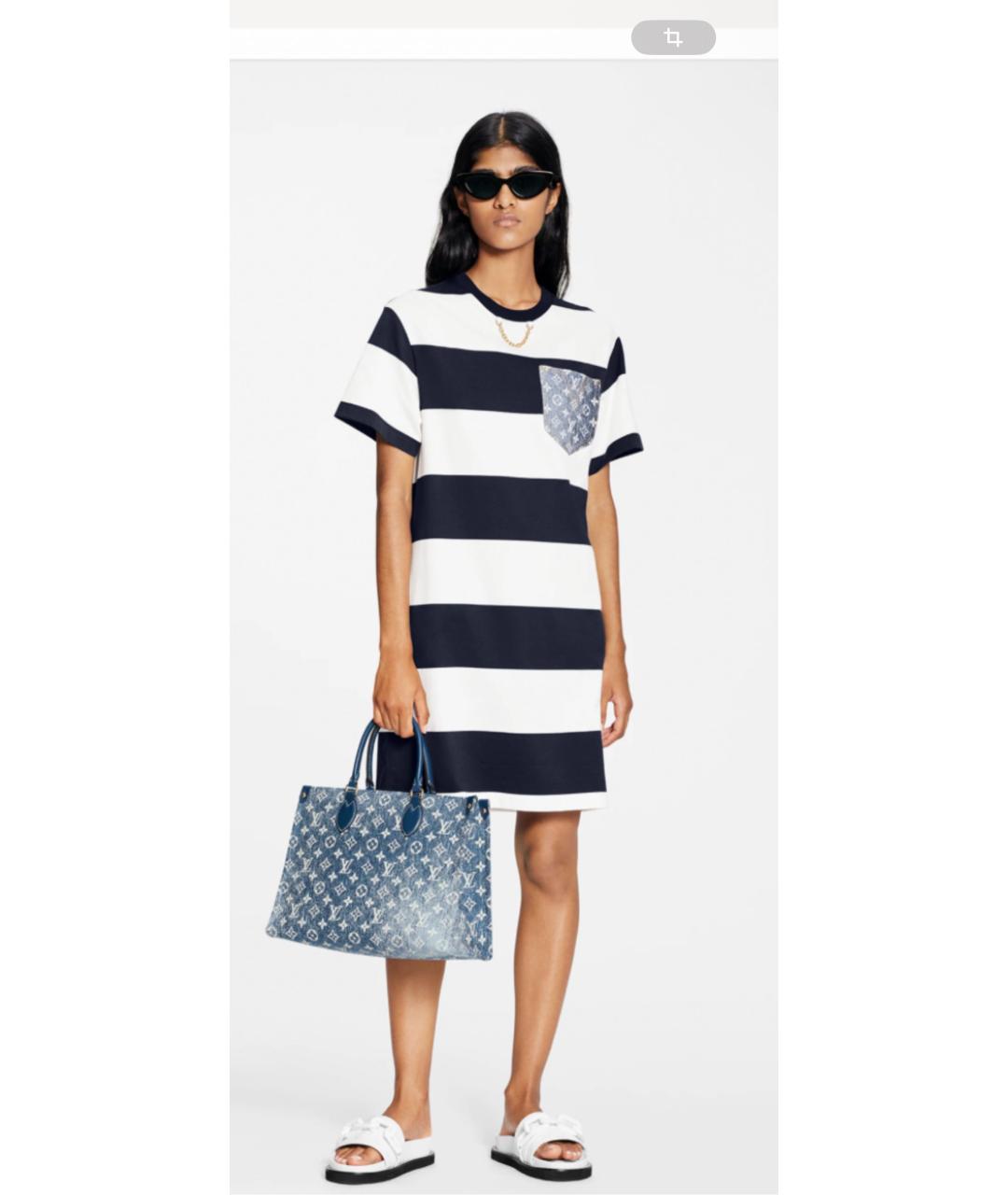 LOUIS VUITTON Хлопковое повседневное платье, фото 2