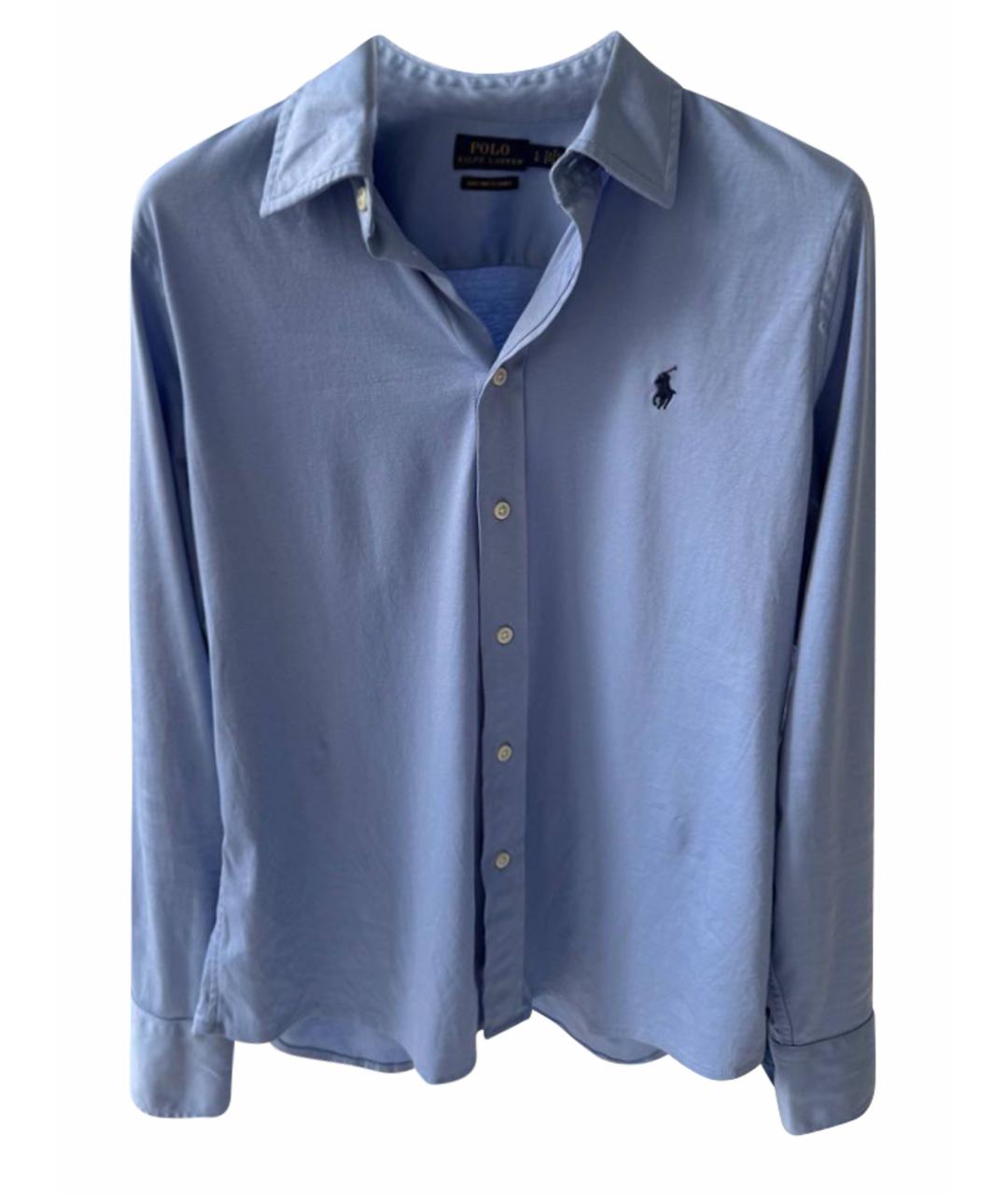 POLO RALPH LAUREN Синяя хлопковая рубашка, фото 1