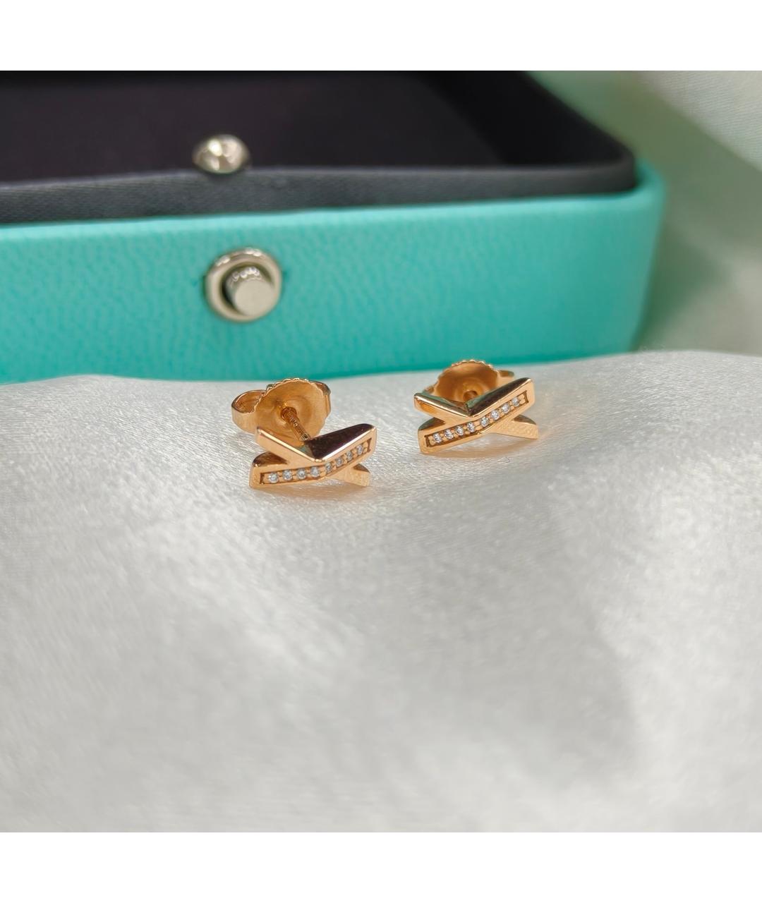 TIFFANY&CO Золотые серьги из розового золота, фото 4