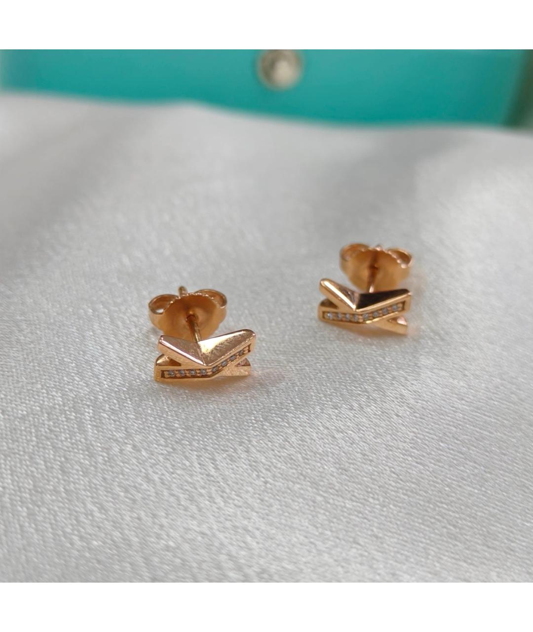 TIFFANY&CO Золотые серьги из розового золота, фото 7