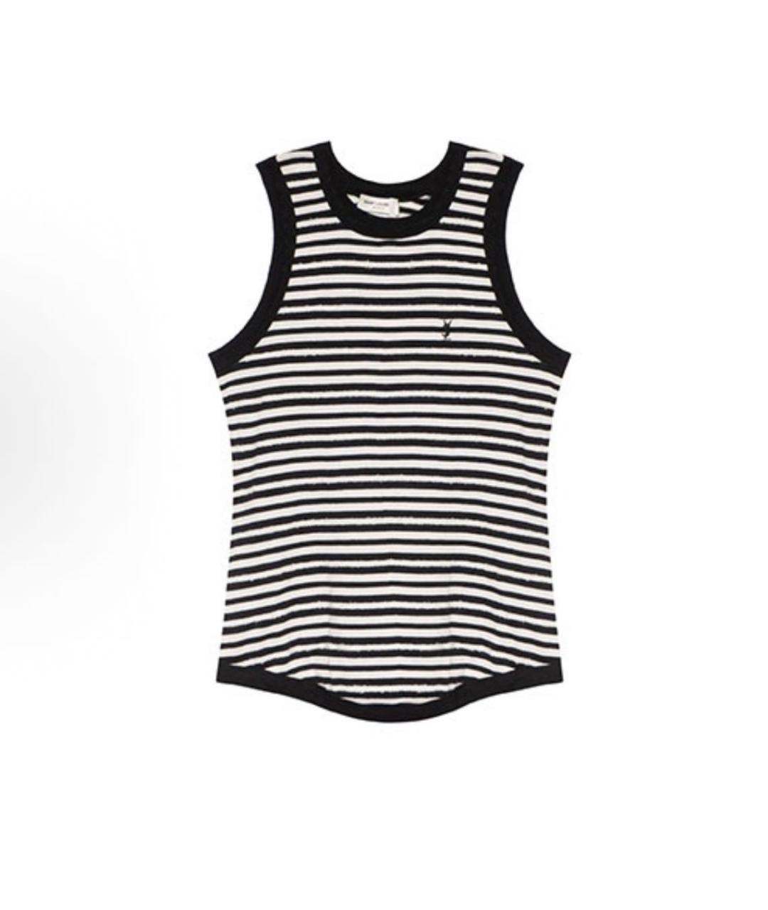 SAINT LAURENT Черная майка, фото 7