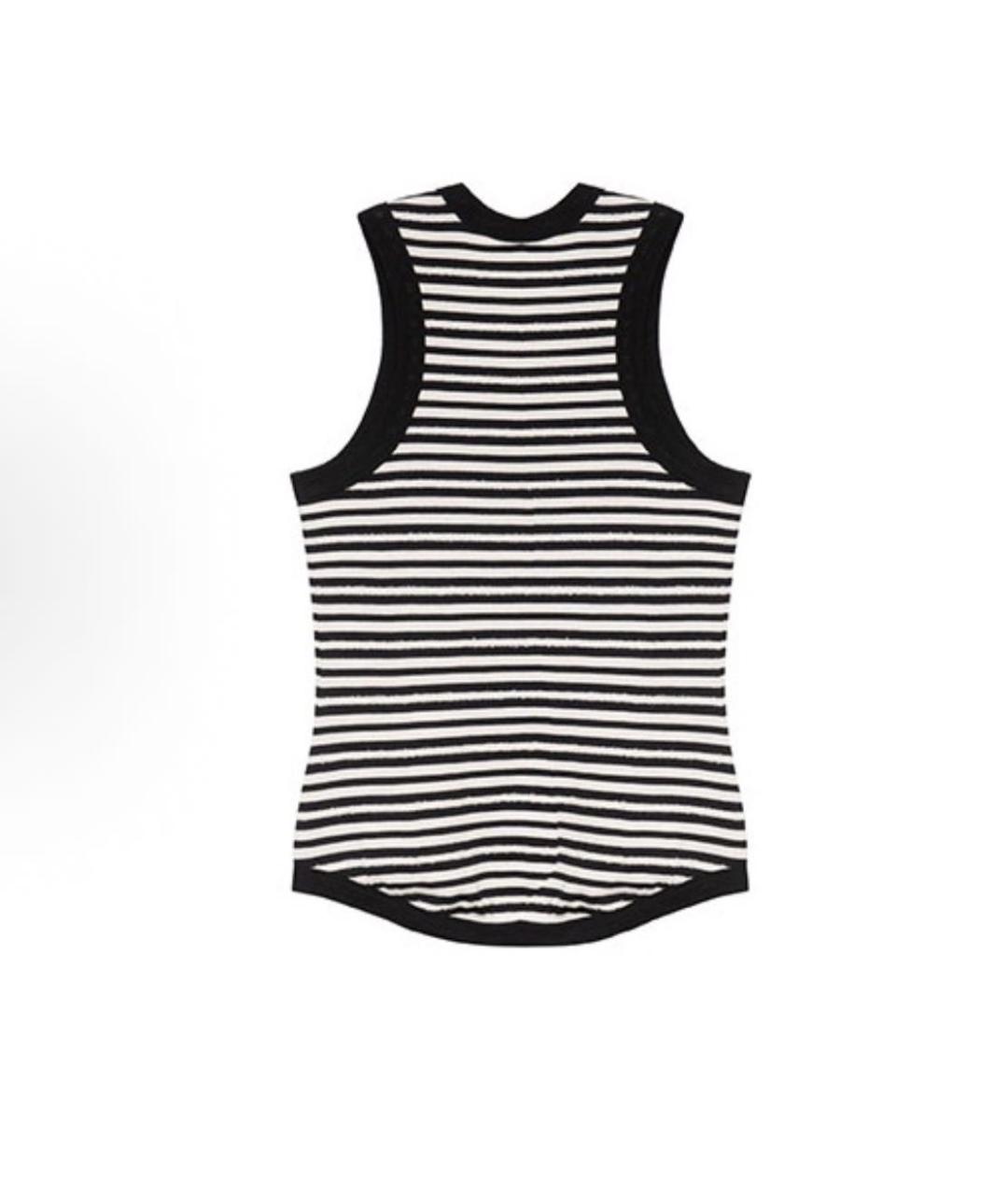 SAINT LAURENT Черная майка, фото 2