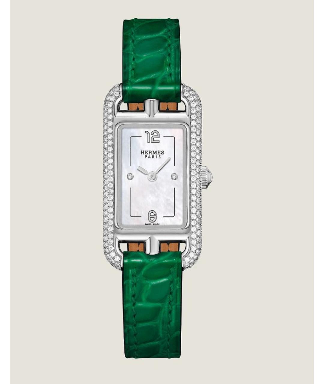 HERMES Белые часы, фото 10