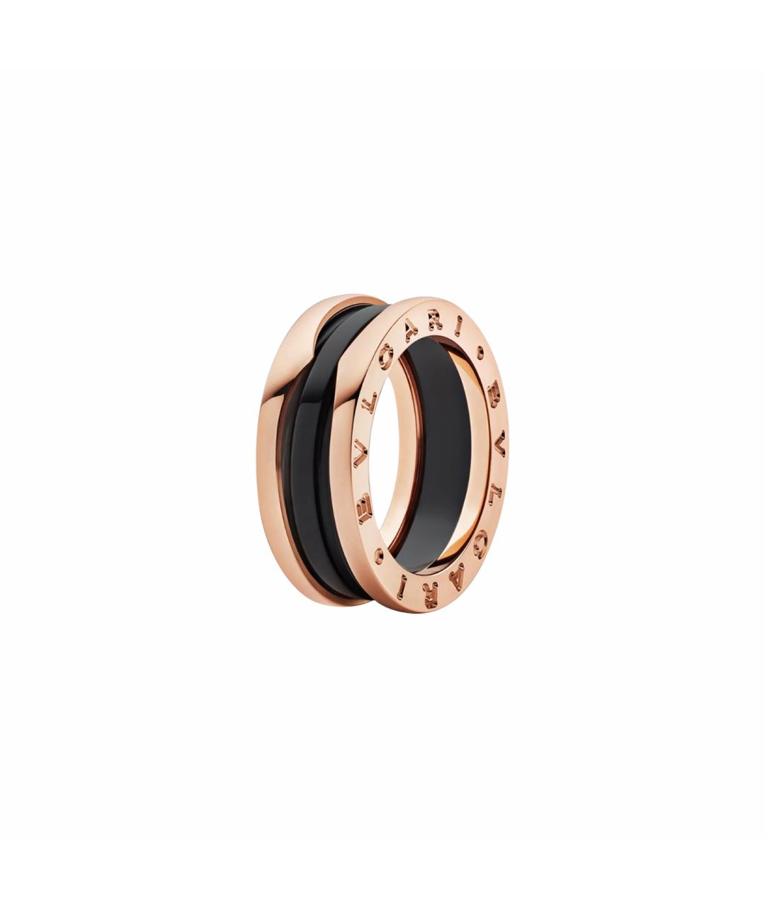BVLGARI Черное керамическое кольцо, фото 1
