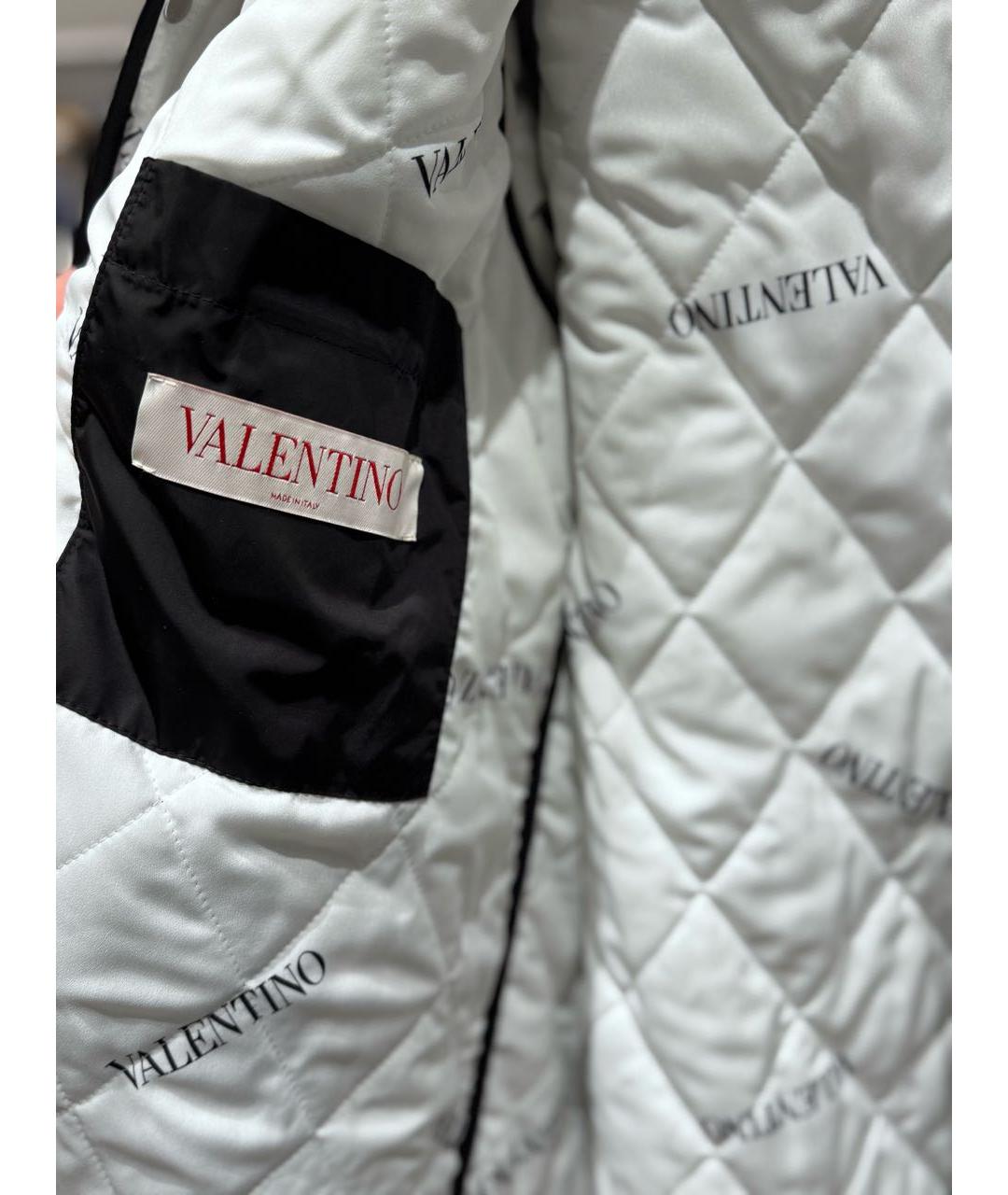 VALENTINO Черная полиэстеровая куртка, фото 3