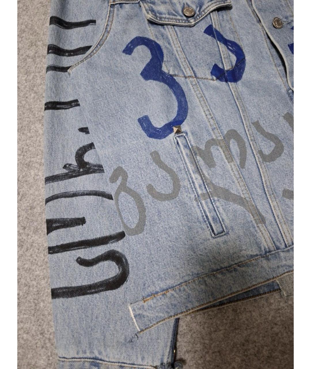 VETEMENTS Синяя деним куртка, фото 3