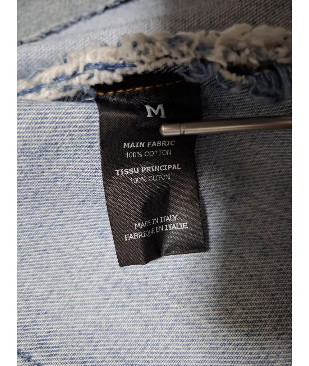 VETEMENTS Синяя деним куртка, фото 7