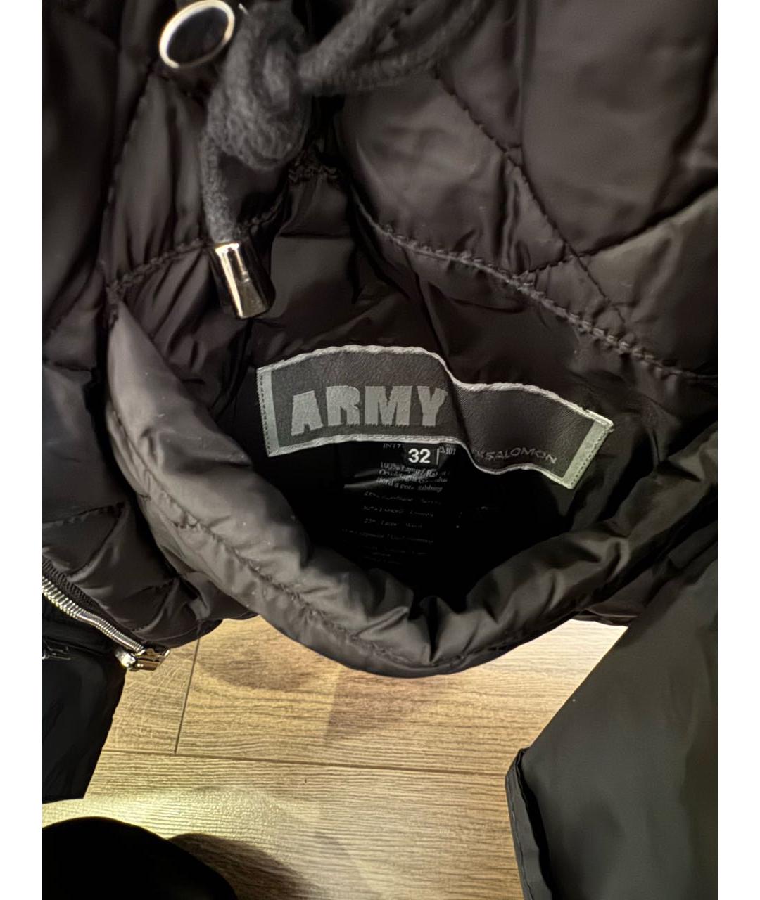 ARMY YVES SALOMON Черная парка, фото 6