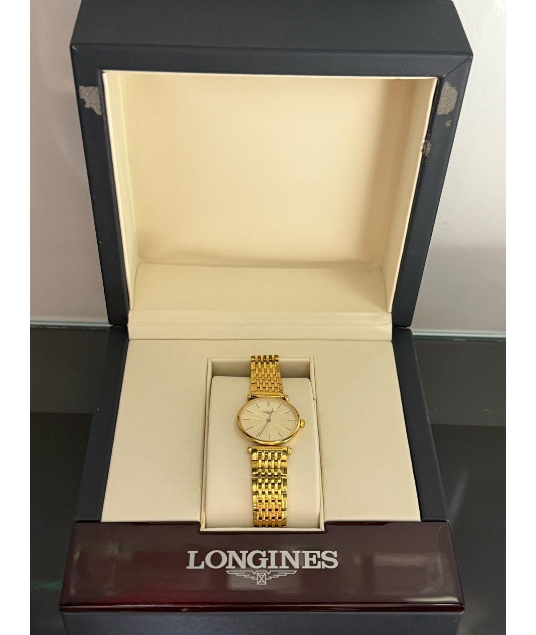 LONGINES Золотые металлические часы, фото 5