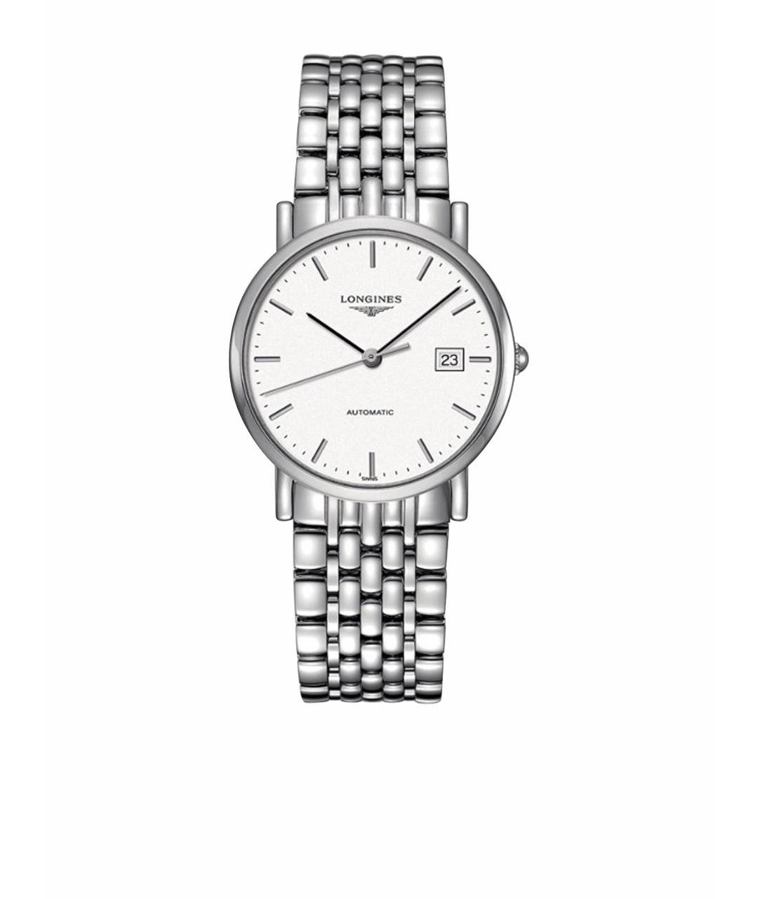 LONGINES Белые металлические часы, фото 1