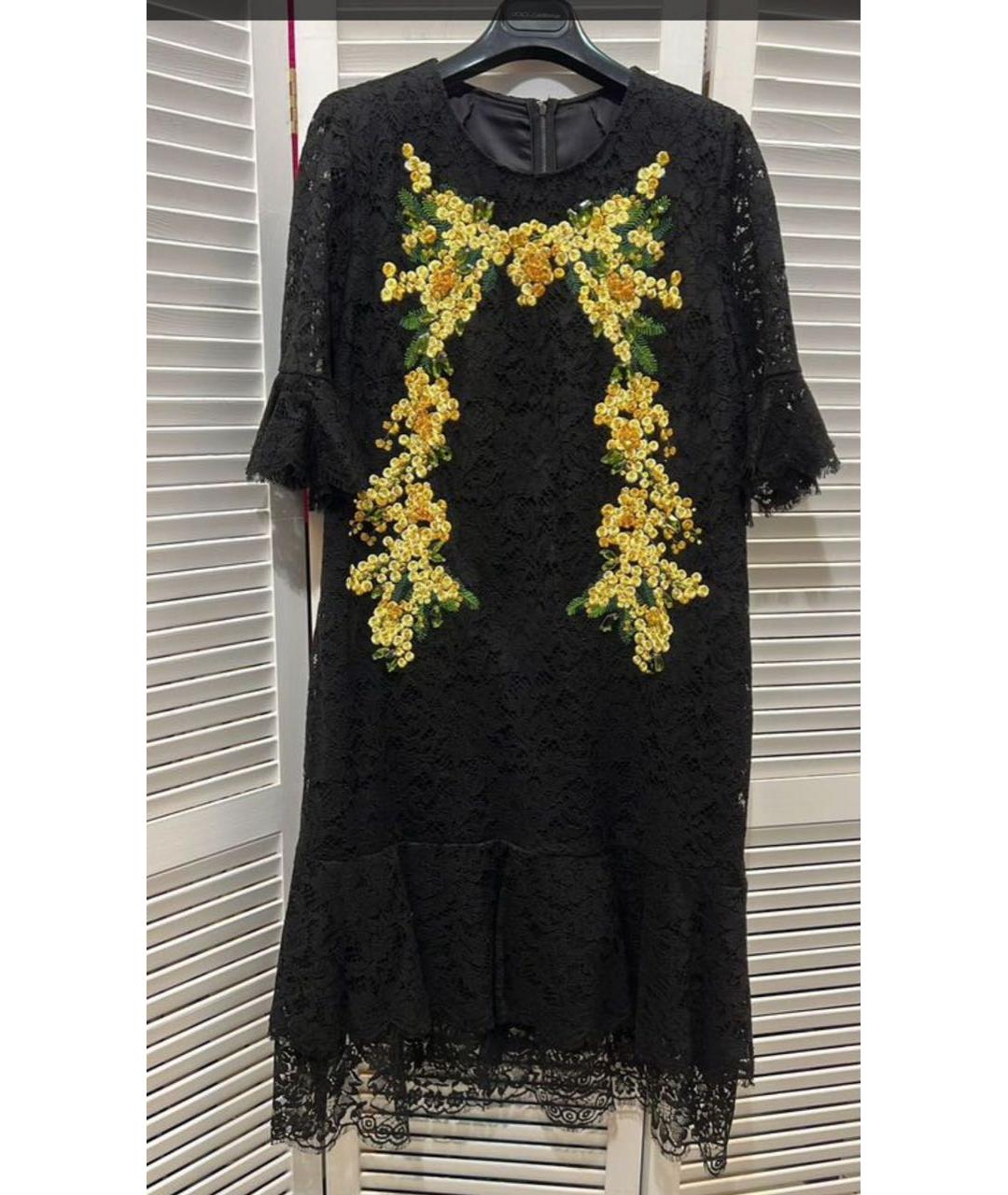 DOLCE&GABBANA Черное платье, фото 7