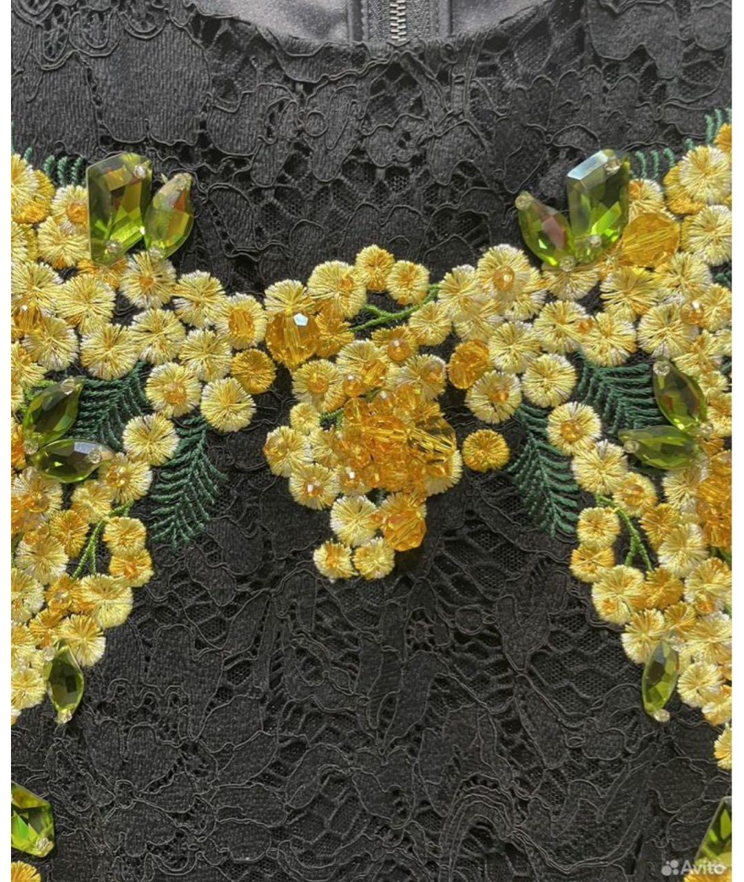 DOLCE&GABBANA Черное платье, фото 3