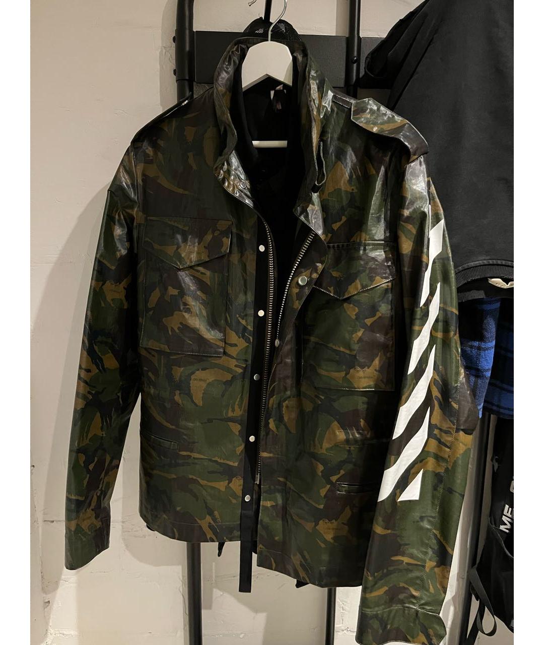 OFF-WHITE Зеленая куртка, фото 9