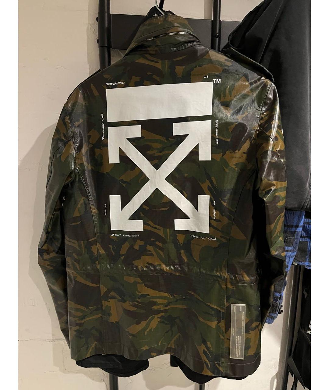 OFF-WHITE Зеленая куртка, фото 2
