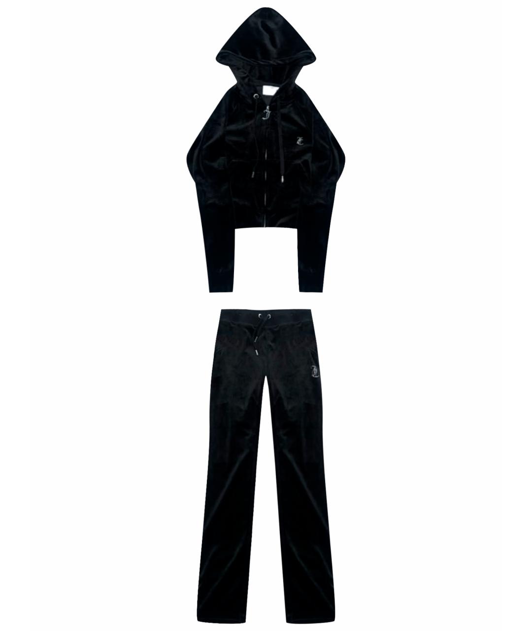 JUICY COUTURE Черный полиэстеровый спортивные костюмы, фото 1