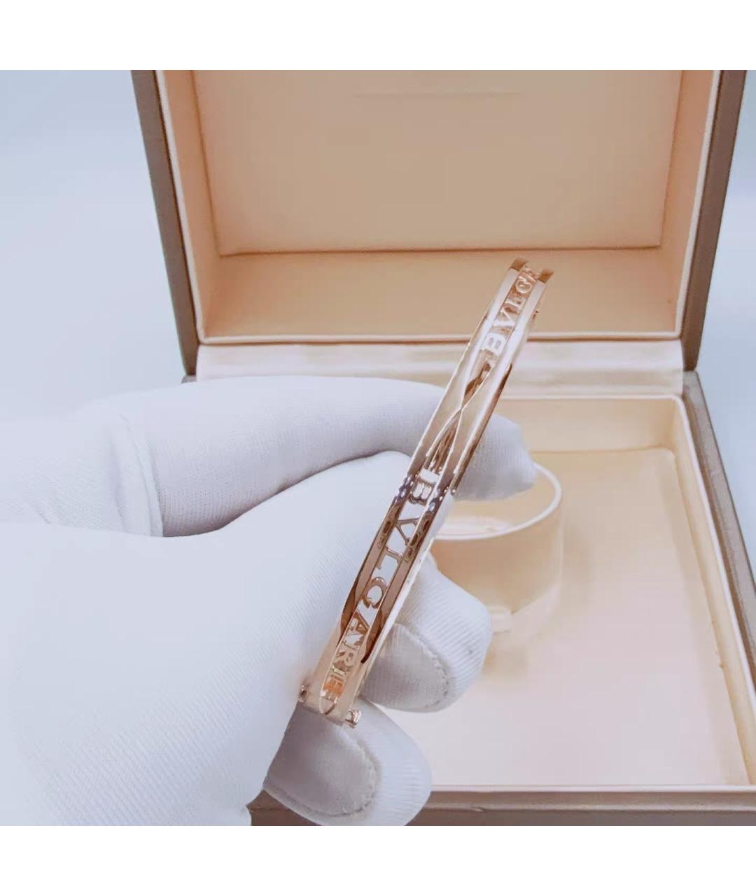 BVLGARI Розовый браслет из розового золота, фото 6