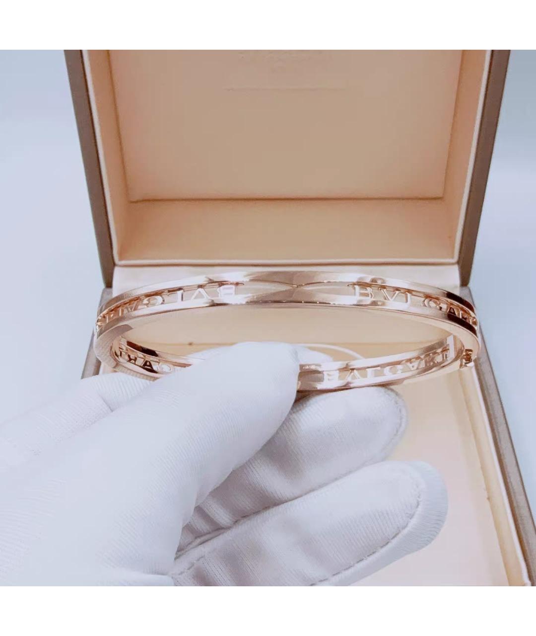 BVLGARI Розовый браслет из розового золота, фото 3