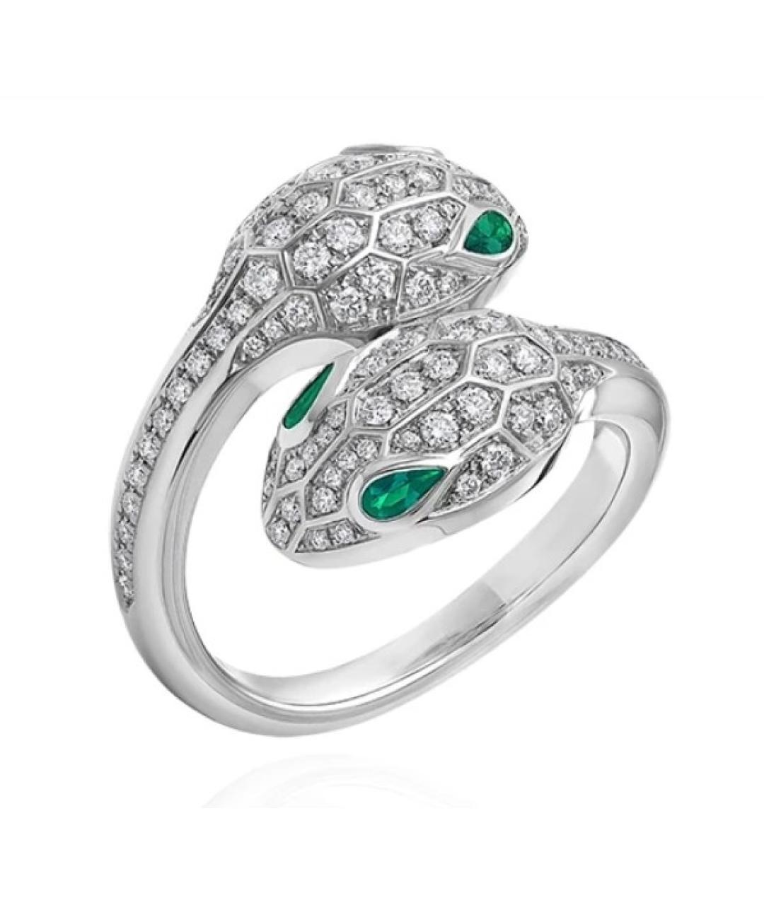 BVLGARI Серебряное кольцо из белого золота, фото 7