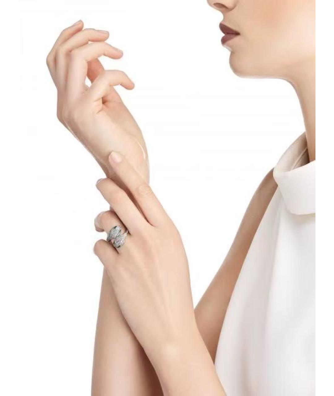 BVLGARI Серебряное кольцо из белого золота, фото 6