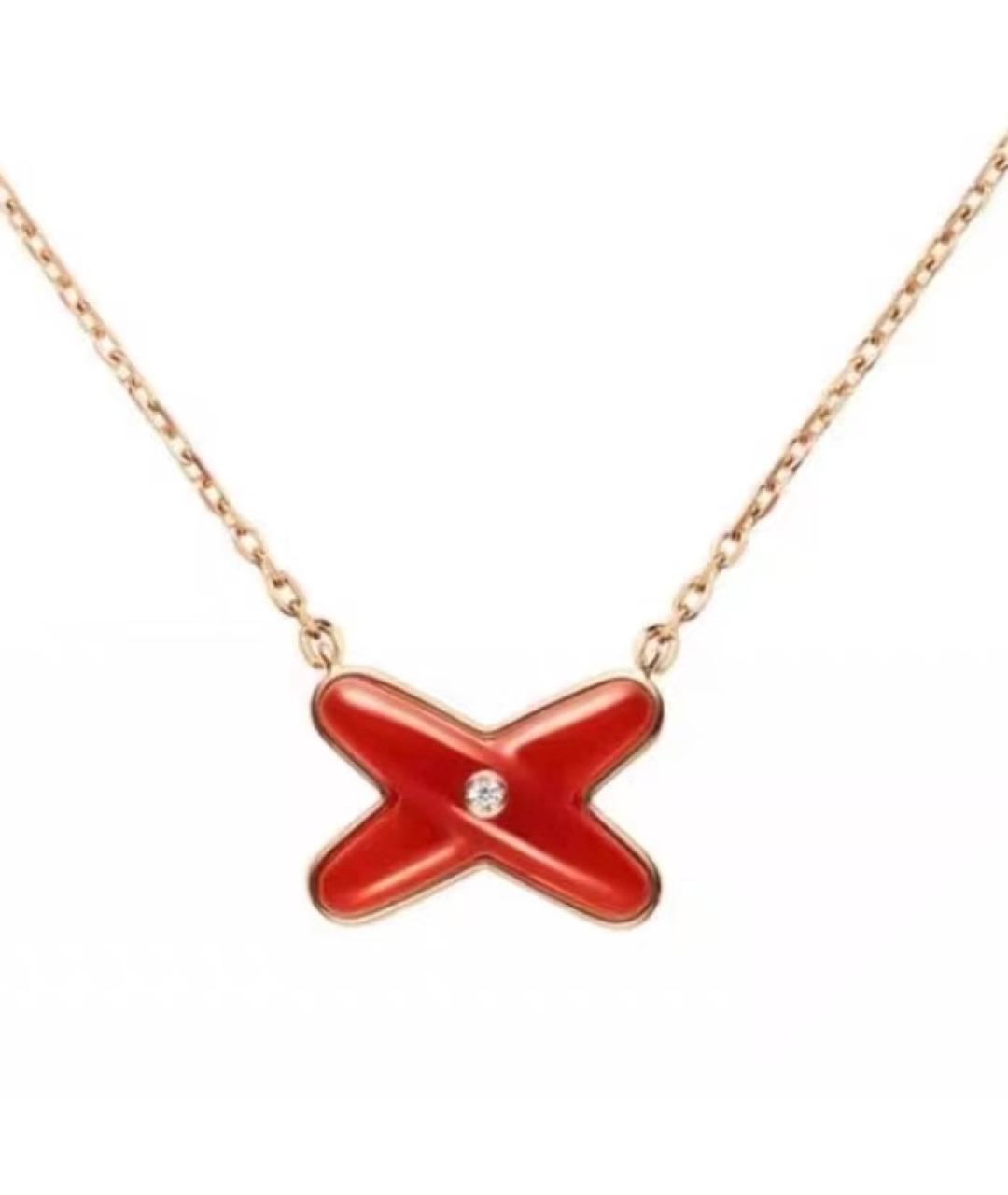 CHAUMET Красное колье из розового золота, фото 6