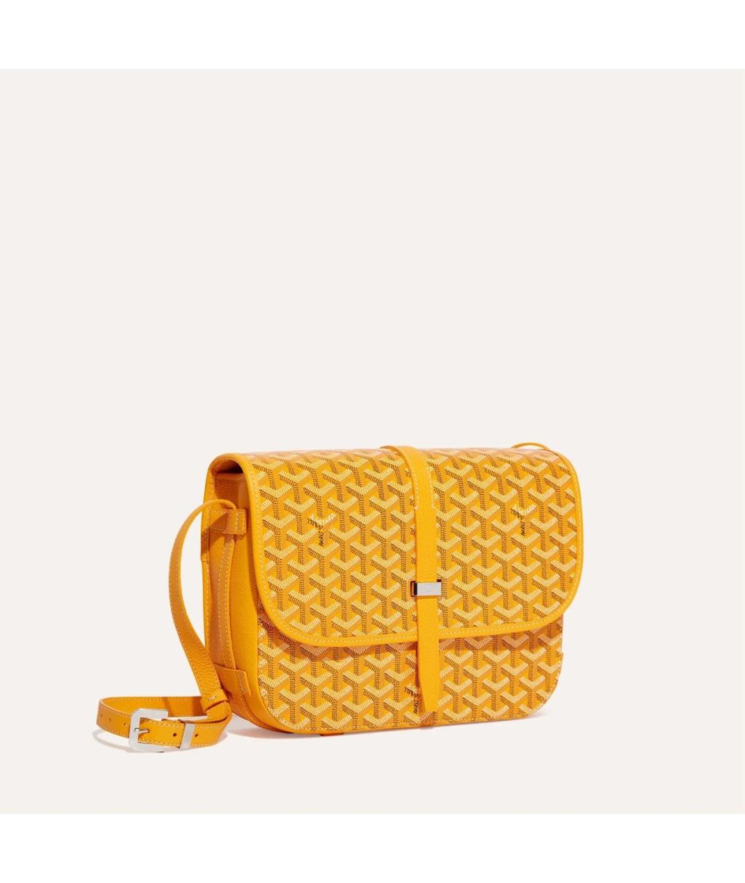 GOYARD Желтая сумка на плечо, фото 5