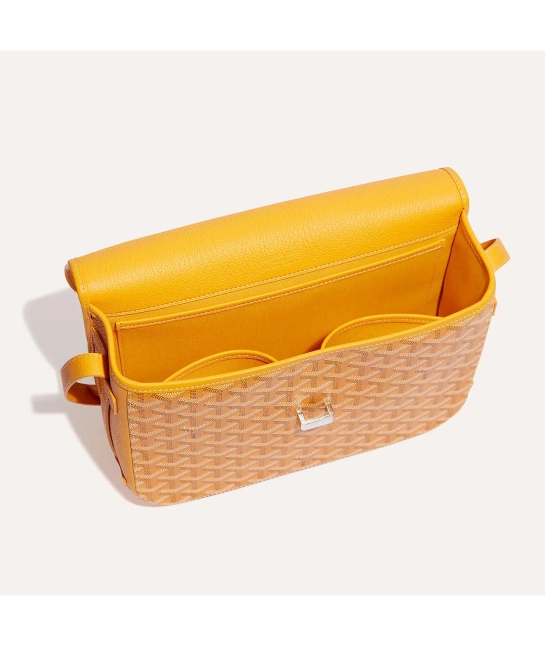 GOYARD Желтая сумка на плечо, фото 4