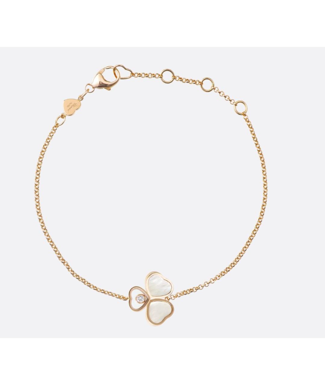CHOPARD Желтый браслет из розового золота, фото 5