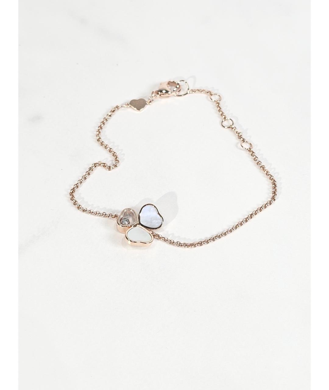 CHOPARD Желтый браслет из розового золота, фото 3