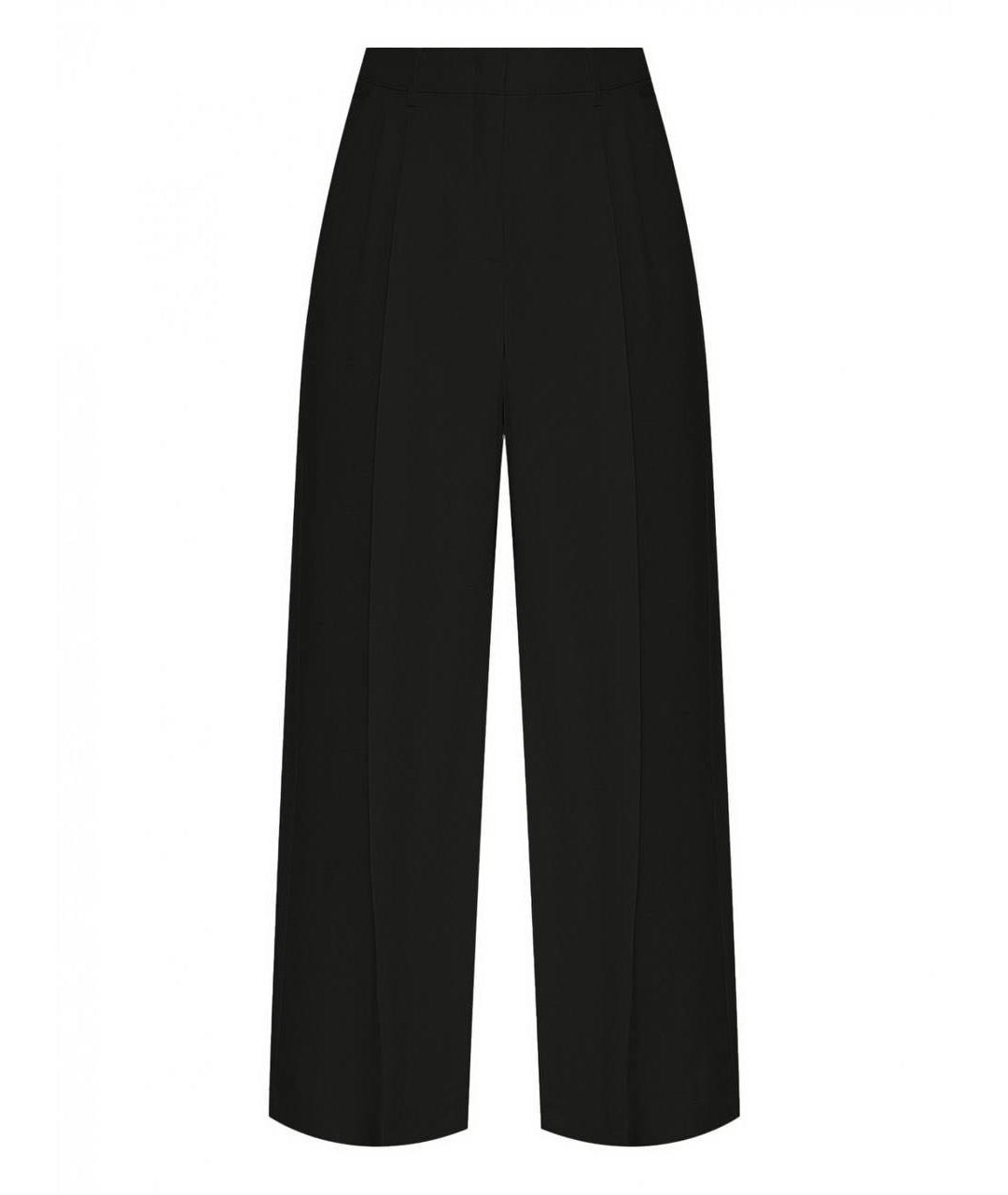 WEEKEND MAX MARA Черные брюки широкие, фото 7