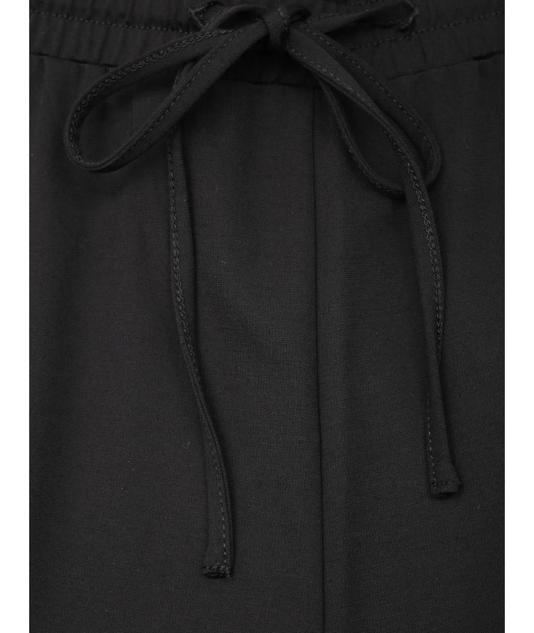 WEEKEND MAX MARA Черные брюки широкие, фото 4
