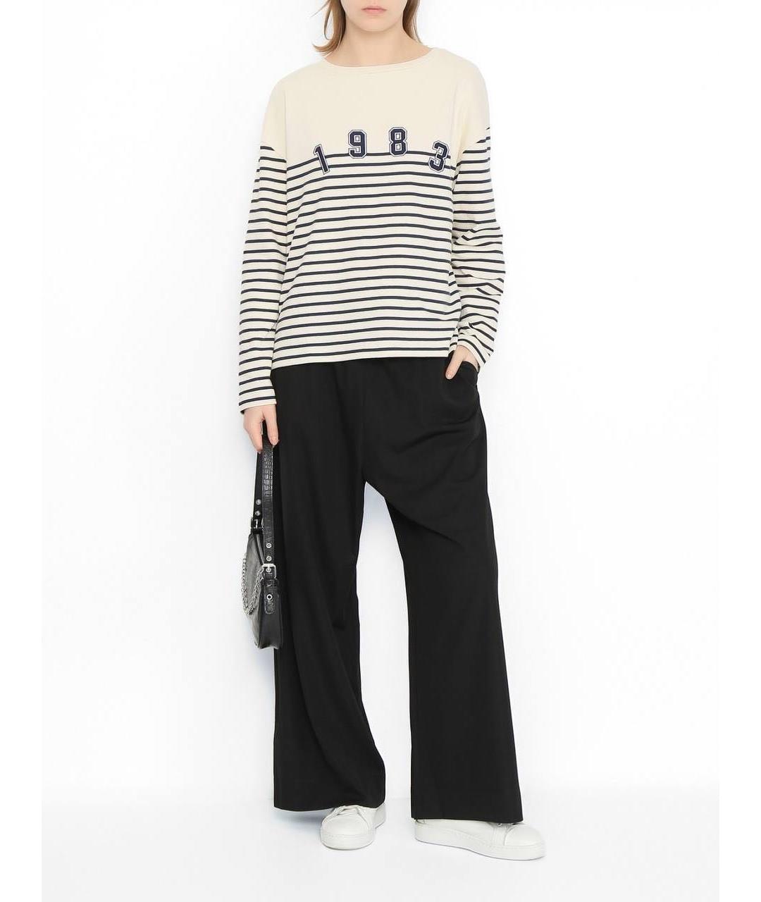 WEEKEND MAX MARA Черные брюки широкие, фото 6