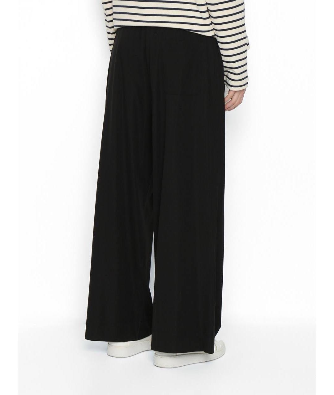 WEEKEND MAX MARA Черные брюки широкие, фото 3