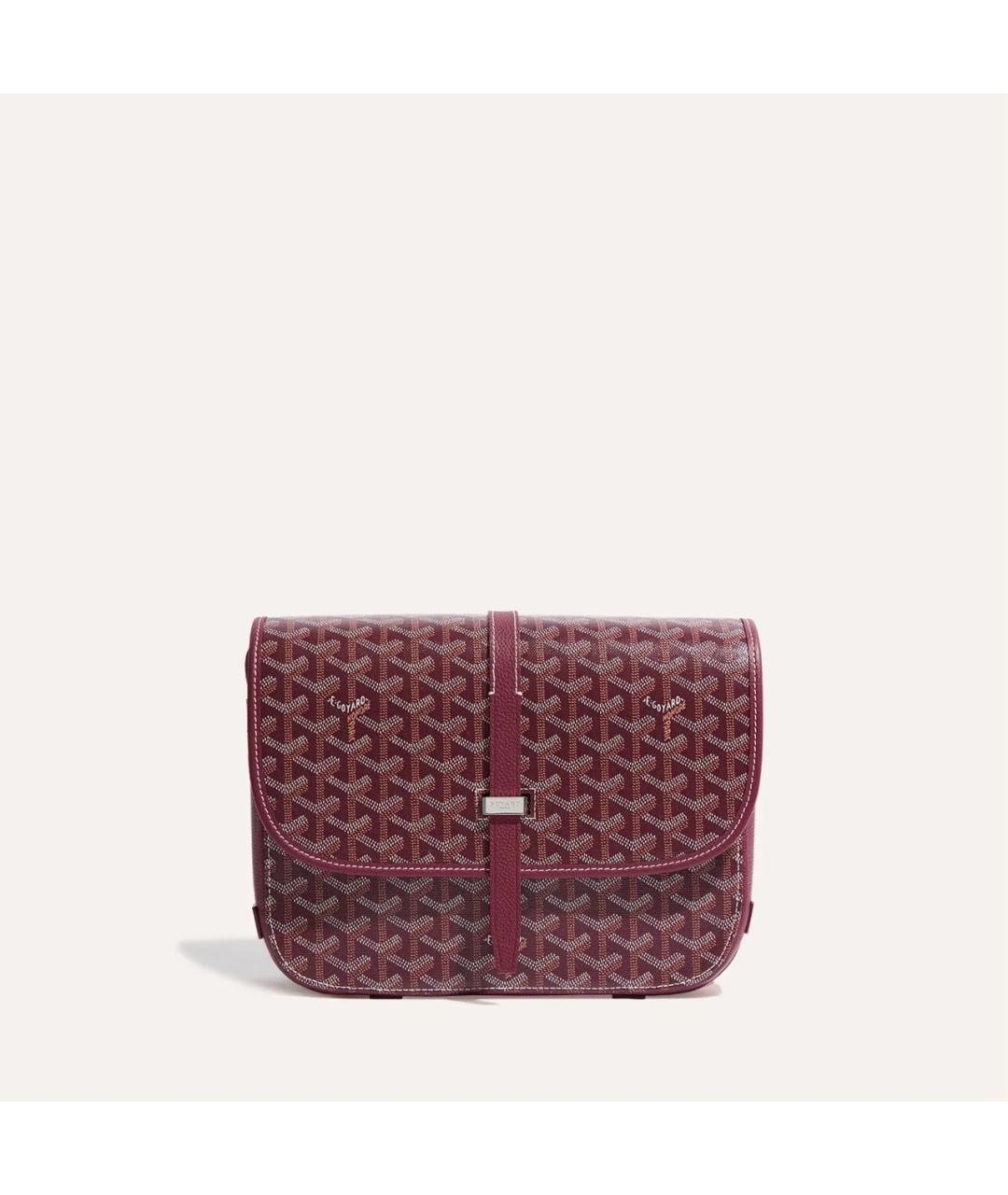 GOYARD Бордовая сумка на плечо, фото 2