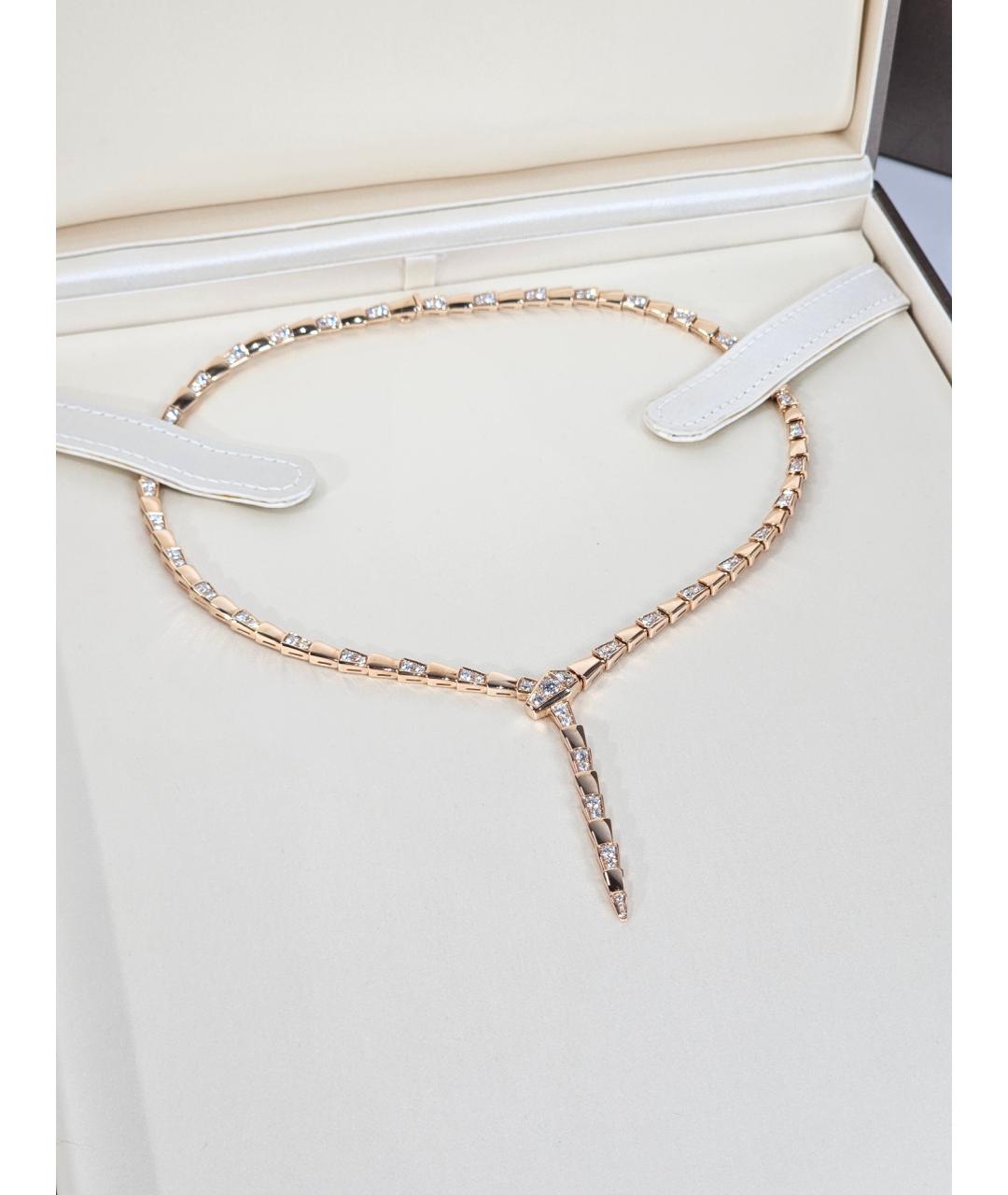 BVLGARI Золотое колье из розового золота, фото 6