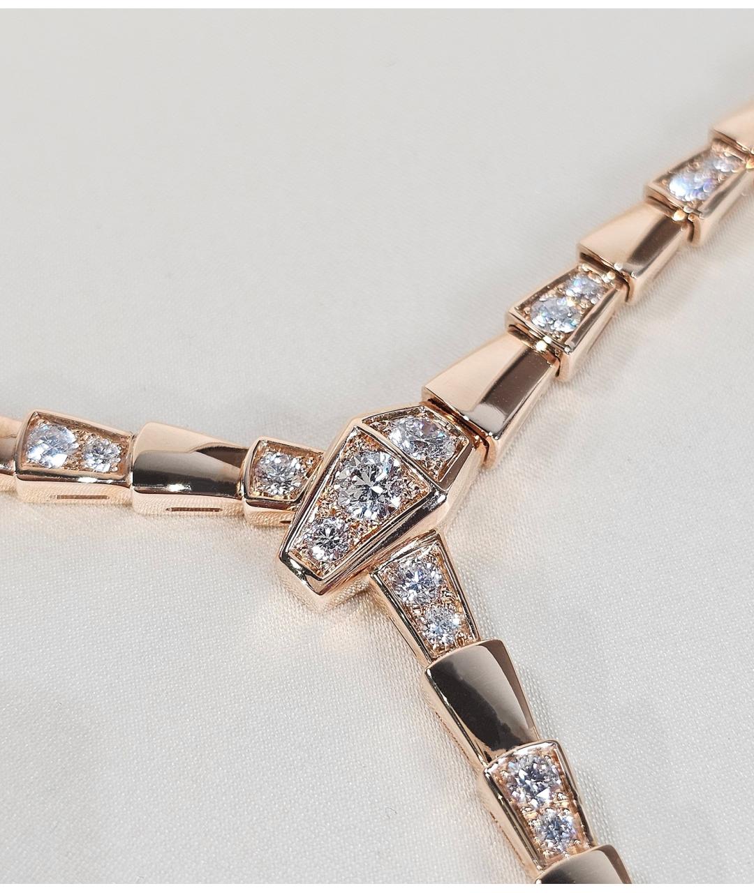 BVLGARI Золотое колье из розового золота, фото 3