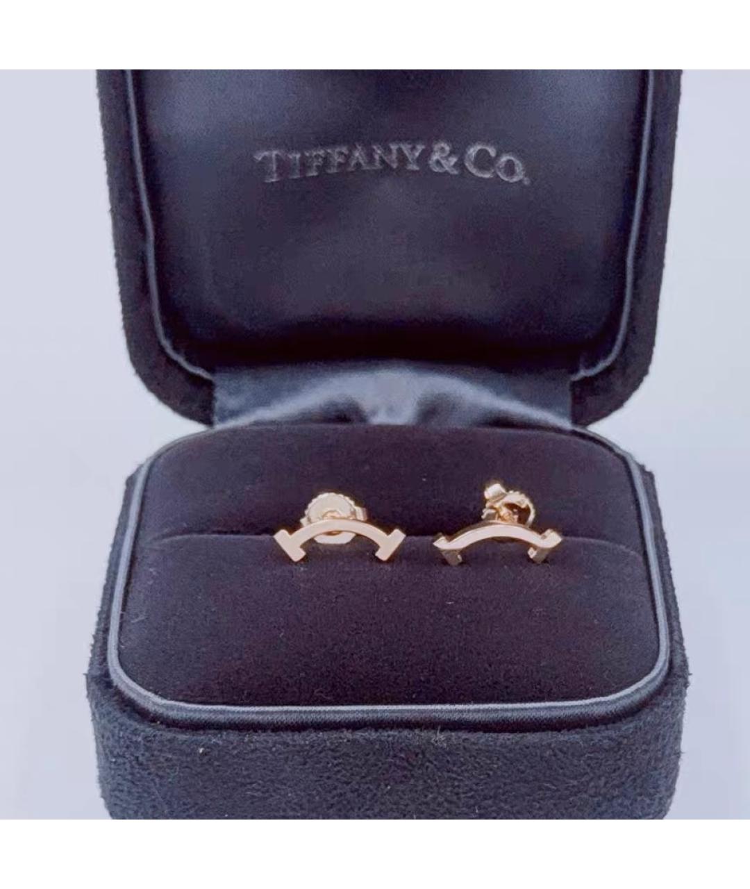 TIFFANY&CO Розовые серьги из розового золота, фото 4