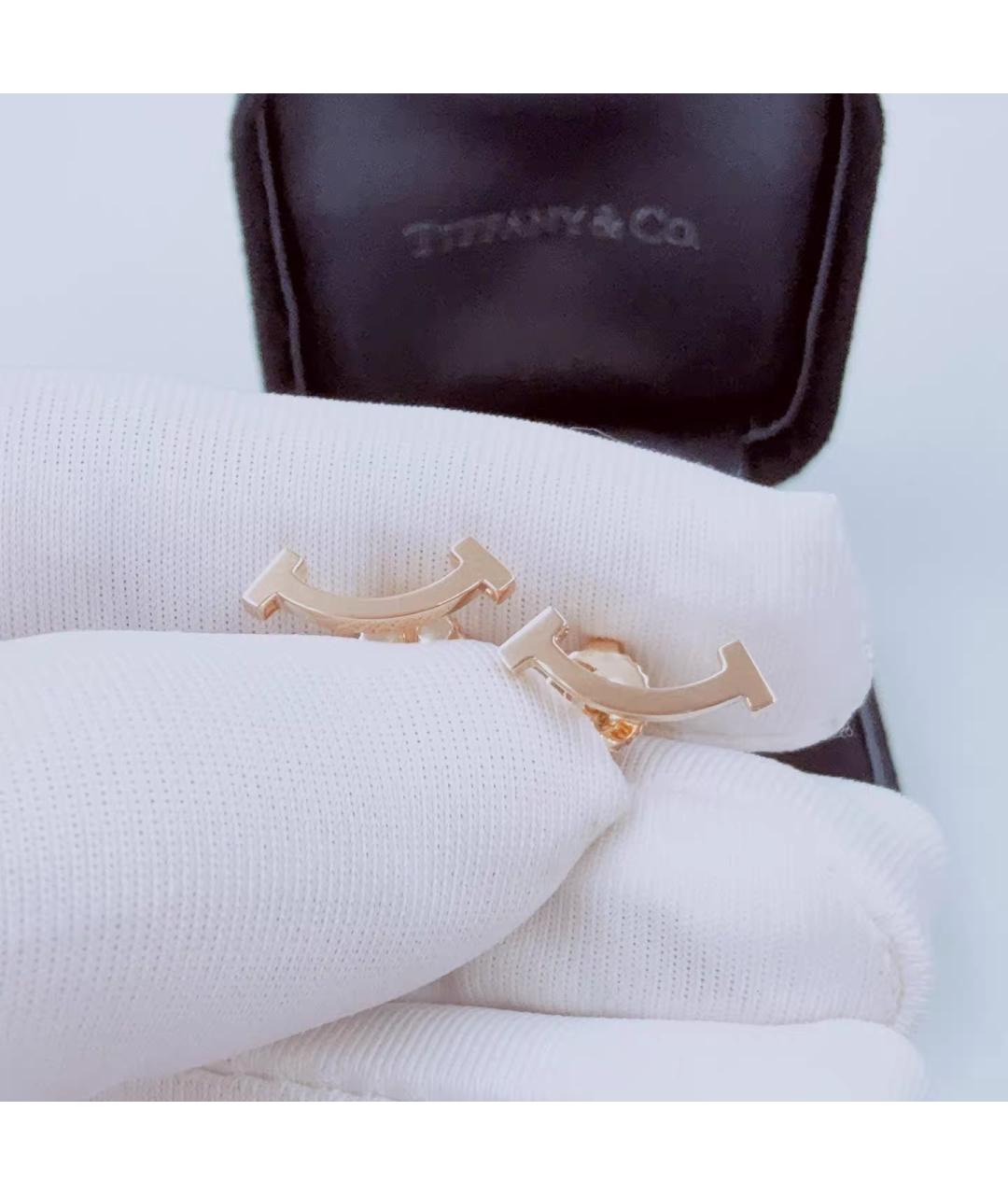TIFFANY&CO Розовые серьги из розового золота, фото 3