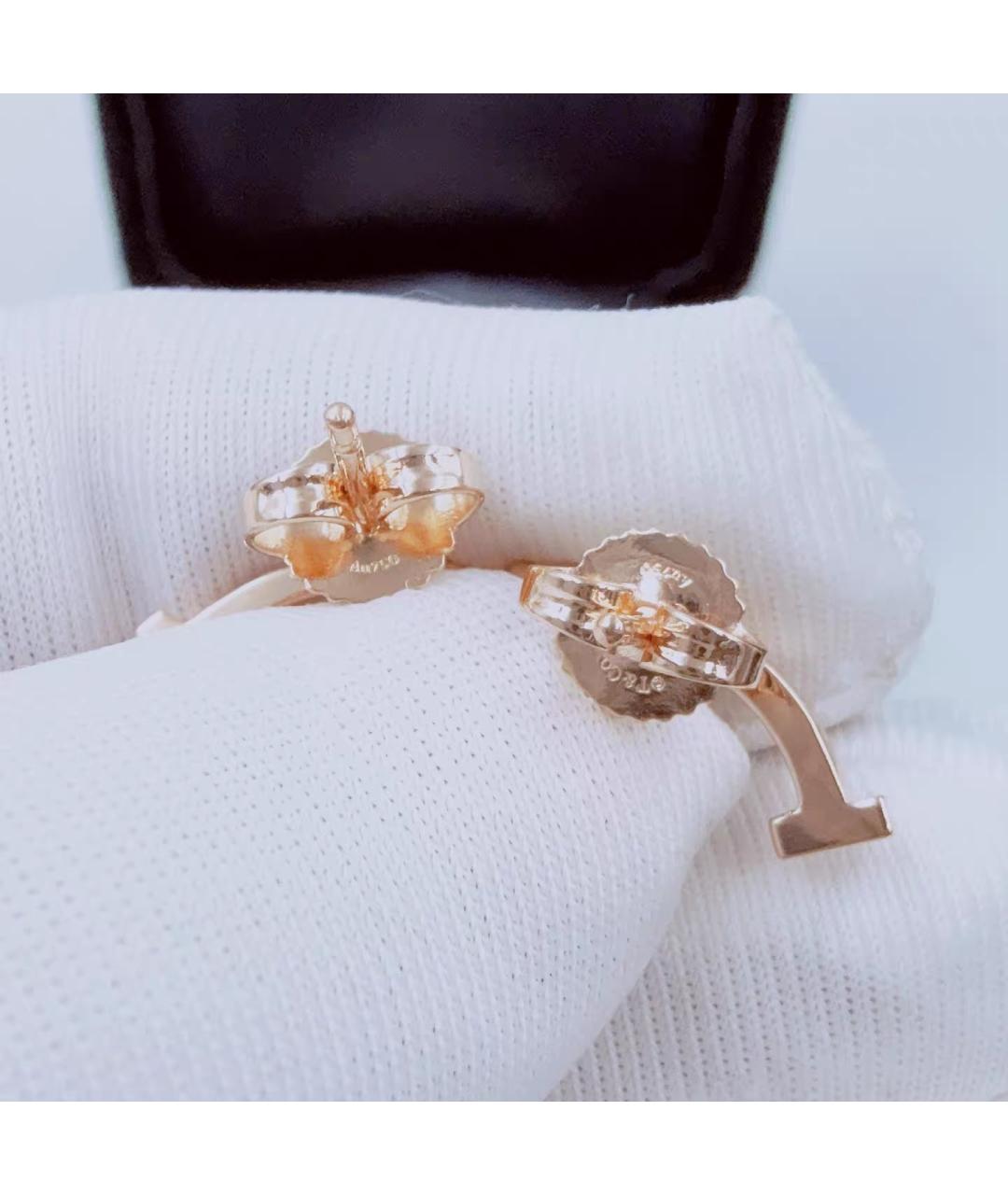 TIFFANY&CO Розовые серьги из розового золота, фото 6