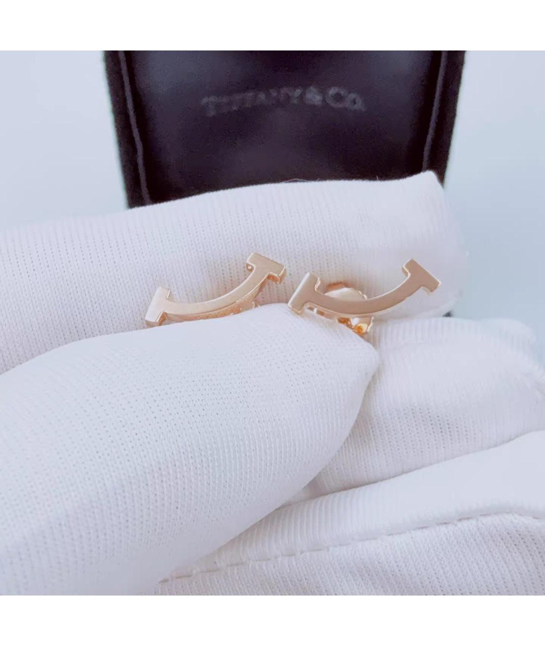 TIFFANY&CO Розовые серьги из розового золота, фото 2