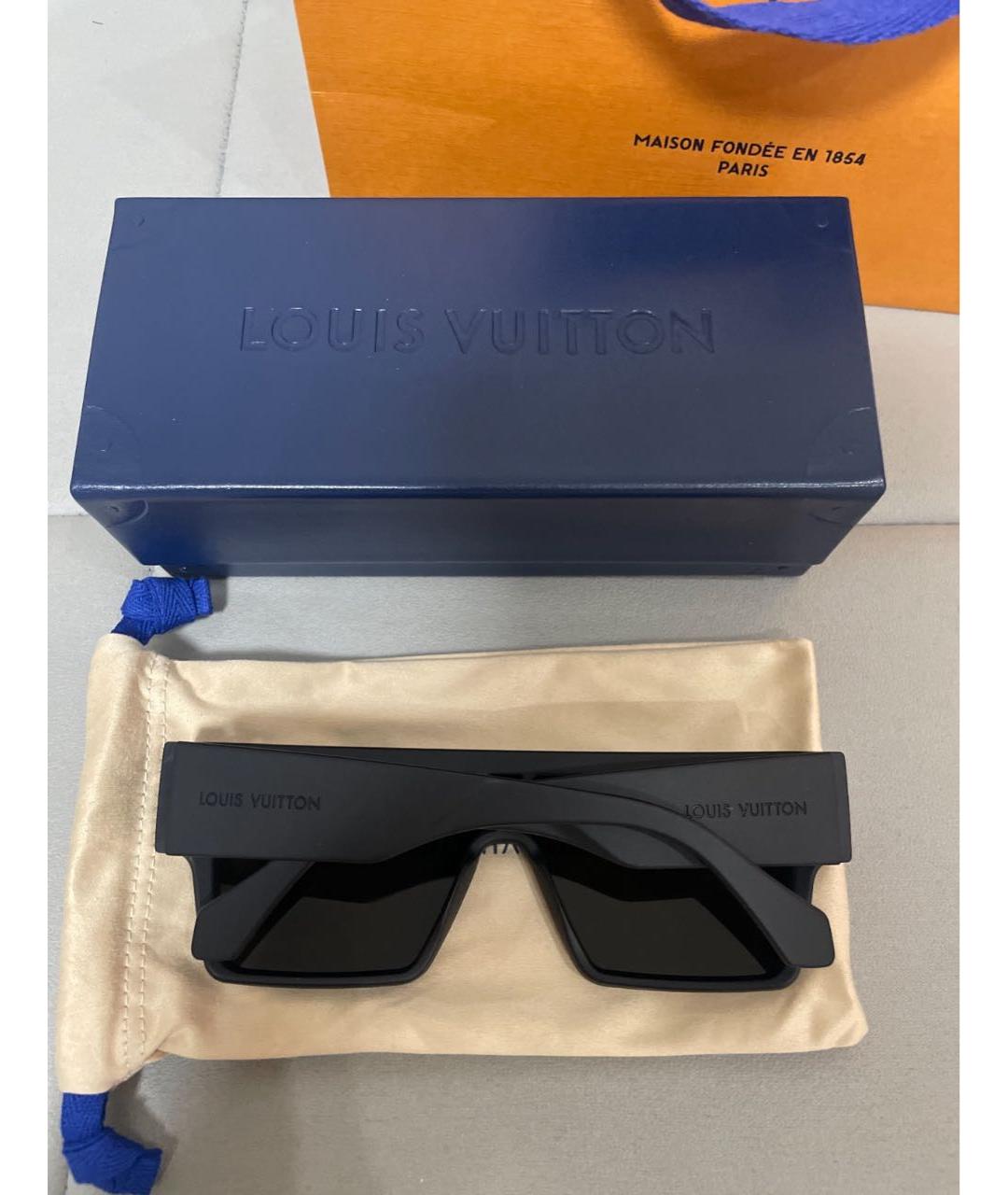 LOUIS VUITTON Черные солнцезащитные очки, фото 3