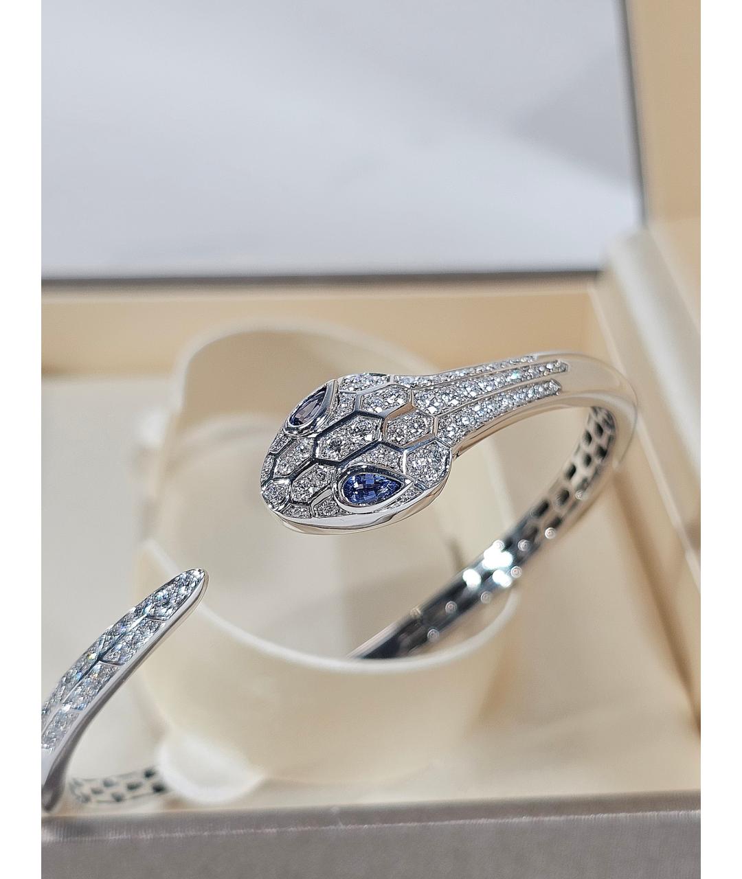 BVLGARI Серебрянный браслет из белого золота, фото 3