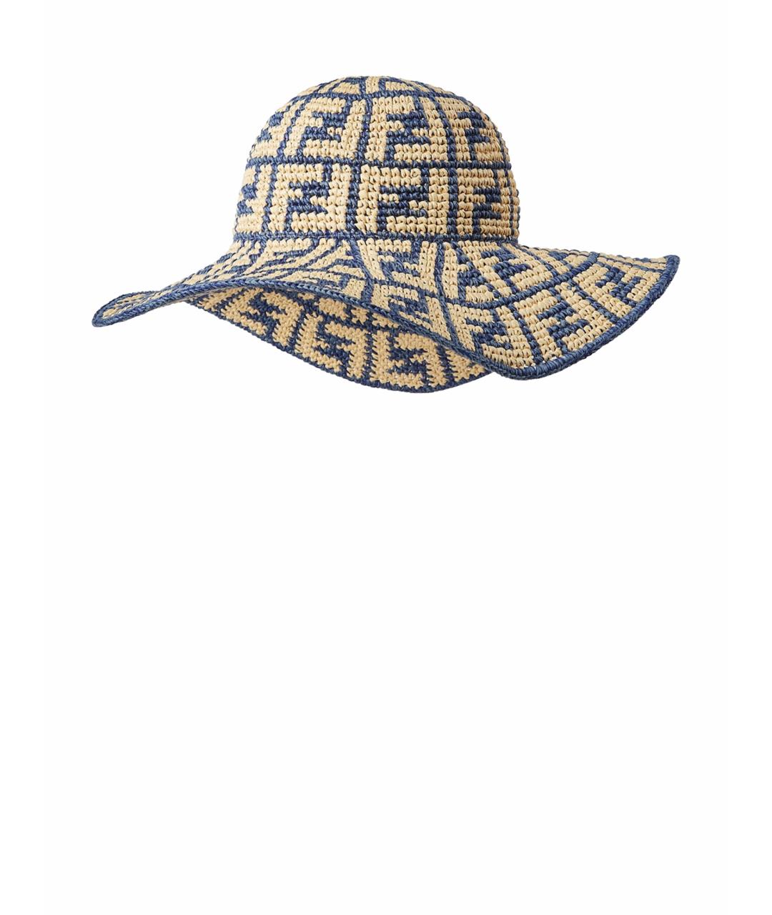 FENDI Бежевая шляпа, фото 1